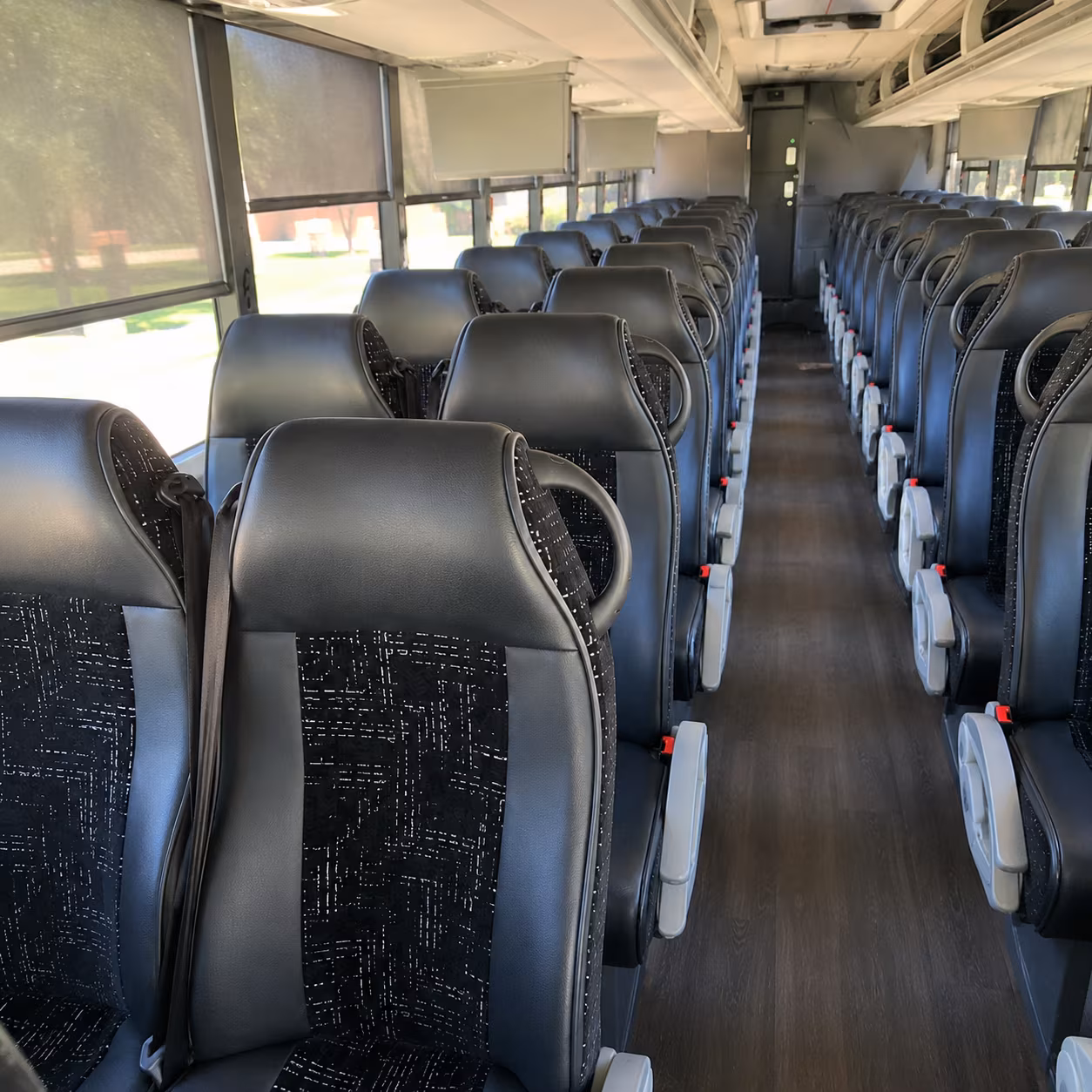 rosemount spacious charter bus rentals for rosemount wedding groups