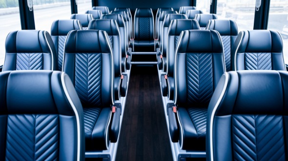 25 passenger minibus inside eden prairie