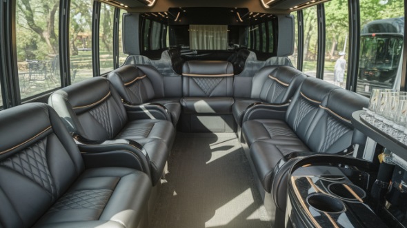party bus rental interior eden prairie