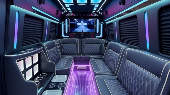 sprinter limo rental interior eden prairie